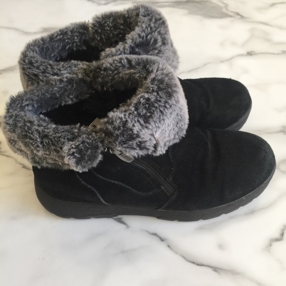 Khombu | Jessica Memory Foam Ankle Booties - Picture 3 of 8